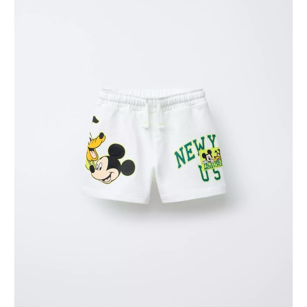 Zara Boys Mickey Mouse Shorts